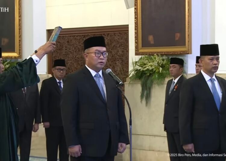 Pelantikan Arif Satria jadi Kepala BRIN