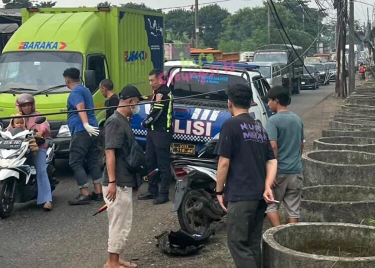 Kecelakaan Maut di Jalan Raya Cileungsi-Jonggol, 2 Pengendara Motor Tewas
