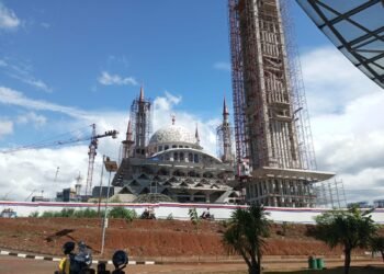 Masjid Raya Pakansari Capai 93 Persen, Akhir Desember Sudah Bisa Digunakan