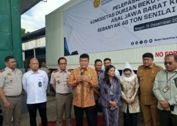 48 Ton Durian Beku Diekspor ke Cina, Nilainya Capai Rp5,1 Miliar