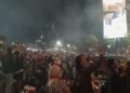 Sambut Tahun Baru 2026, Ribuan Warga Padati Tugu Kujang Kota Bogor