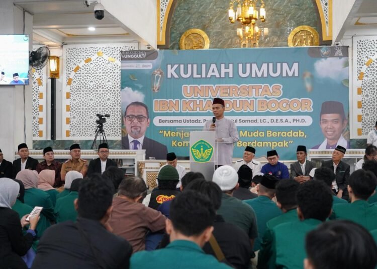 Hadiri Kuliah Umum di UIKA, Ketua DPRD Kota Bogor Ingatkan Mahasiswa Pentingnya Akhlak