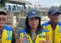 Wamen Cek Bendung Katulampa, Pastikan Infrastruktur Pengendali Banjir Berfungsi