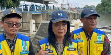 Wamen Cek Bendung Katulampa, Pastikan Infrastruktur Pengendali Banjir Berfungsi