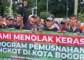 Demo di Balaikota Bogor, Ratusan Sopir Angkot Tolak Penghapusan Angkot
