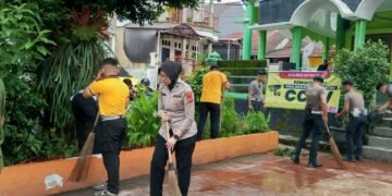 Polres Bersihkan 36 Masjid Serentak, Implementasi Program ASRI Jelang Ramadan 