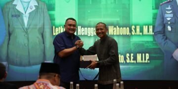 Sambut Dandim Baru, Rudy Susmanto Tegaskan Sinergi TNI–Pemda Kunci Bangun Daerah