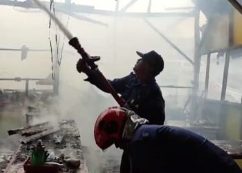 Warung Soto di Cimanggu Kota Bogor Dilahap Si Jago Merah