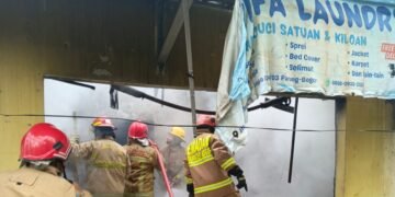 Toko Laundry di Parung Terbakar, Diduga Karena Kebocoran Gas