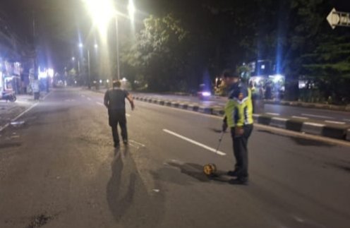 Lawan Arah Sebabkan Pemotor Tewas di Jalan Raya Jakarta-Bogor