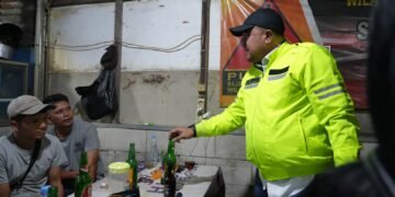 Patroli Skala Besar Digelar, 124 Botol Miras Diamankan Toko Penjual Ditutup