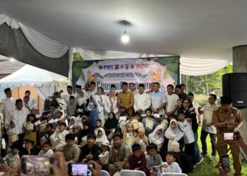 Gebyar Ramadan, PWI Kota Bogor Santuni Anak Yatim dan Dhuafa