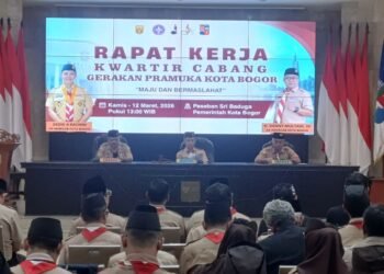 Kwarcab Gerakan Pramuka Kota Bogor Gelar Rapat Kerja Cabang 