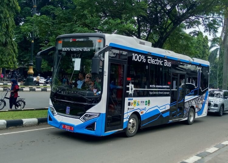 Puluhan Bus Listrik Direncanakan Beroperasi Gratis saat Lebaran di Bogor 