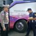 Diperiksa Polres Jelang Mudik Lebaran, Bus di PO Cibinong Layak Jalan