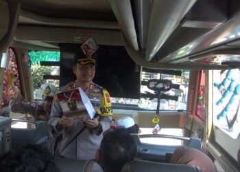 Polres Cianjur Gelar Mudik Gratis 2026, 5 Bus Berangkatkan Pemudik ke Jawa Tengah