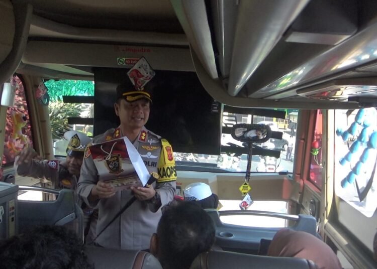 Polres Cianjur Gelar Mudik Gratis 2026, 5 Bus Berangkatkan Pemudik ke Jawa Tengah