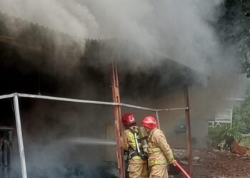 Gegara Pembakaran Sampah, Gudang Komputer BRIN di Cibinong Terbakar 