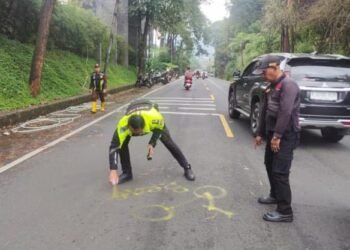 Pelajar 15 Tahun Tewas Tertabrak Motor di Puncak Bogor