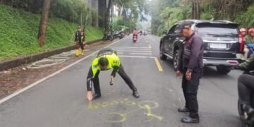 Pelajar 15 Tahun Tewas Tertabrak Motor di Puncak Bogor