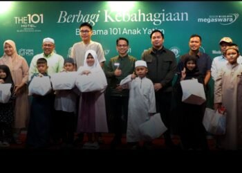 Momen Ramadan, THE 1O1 Bogor Suryakancana Berbagi Kebahagiaan Bersama 101 Anak Yatim