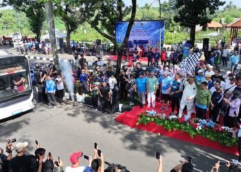 Bus Listrik Rute Bojonggede-Sentul Dibuka, Gratis Selama 3 Bulan