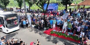 Bus Listrik Rute Bojonggede-Sentul Dibuka, Gratis Selama 3 Bulan