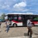 Hari Kedua Uji Coba, Bus Listrik Sempat Trouble di Area KRL Bojonggede