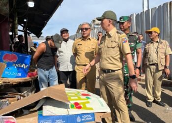 Dapat Aduan, Dedie Rachim Kembali Cek Penataan Kawasan Pasar Bogor