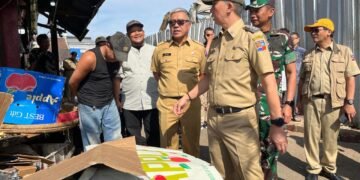 Dapat Aduan, Dedie Rachim Kembali Cek Penataan Kawasan Pasar Bogor