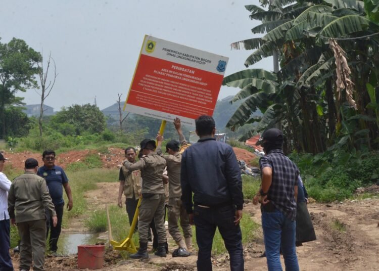 15 Tahun Beroperasi Tanpa Izin, TPS Liar di Klapanunggal Disegel