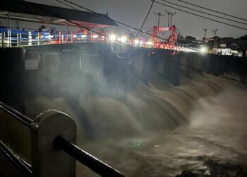 Diguyur Hujan, Bendung Katulampa Naik Siaga 4