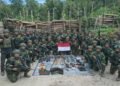 Operasi TNI di Nduga Satgas Yonif 300 Amankan Senjata dan Logistik Kelompok Bersenjata