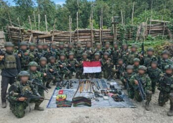 Operasi TNI di Nduga Satgas Yonif 300 Amankan Senjata dan Logistik Kelompok Bersenjata