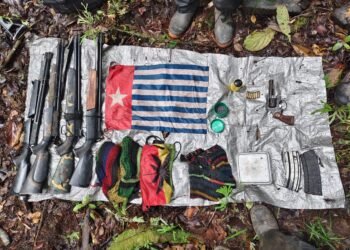 Operasi TNI di Nduga Satgas Yonif 300 Amankan Senjata dan Logistik Kelompok Bersenjata