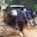 Akses Gunung Padang Cianjur Terputus Akibat Longsor, Satu Keluarga Sempat Terjebak