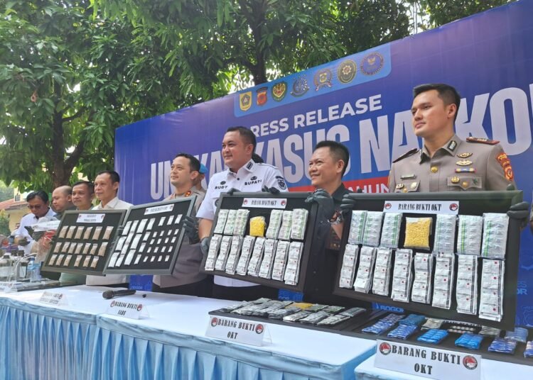 Polres Ungkap 113 Kasus Peredaran Narkoba, 155 Pelaku Diamankan