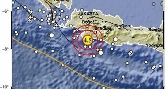 Gempa Magnitudo 4.5 Guncang Sukabumi Jawa Barat, BMKG: Kedalaman 25 Km