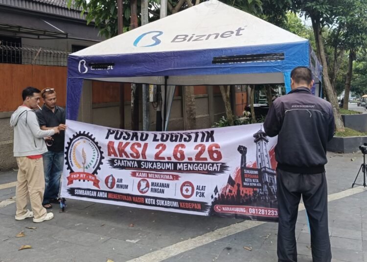 Siap-siap Ribuan Massa kepung Balai Kota, Posko Logistik Aksi 2.6.26 Dibuka, Forum RT/RW Kota Sukabumi