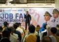 Hadiri Job Fair, Fajar Sebut Momentum Kurangi Pengangguran Kota Bogor