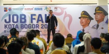 Hadiri Job Fair, Fajar Sebut Momentum Kurangi Pengangguran Kota Bogor