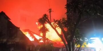 Gegara Anak Main Lilin, Rumah dan Motor Terbakar di Bojonggede