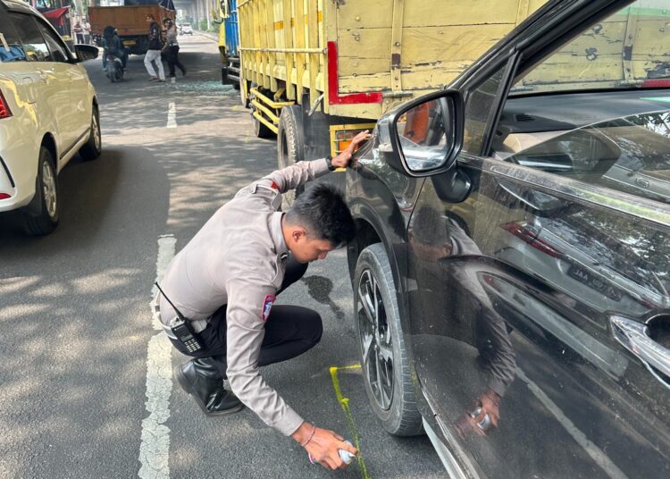 6 Kendaraan Terlibat Kecelakaan Beruntun di Kota Bogor, 2 Orang Terluka