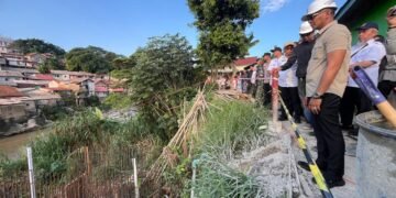 Tinjau Proyek Jembatan Paledang-Pasir Jaya, Jenal Mutaqin Minta Selesai Tepat Waktu
