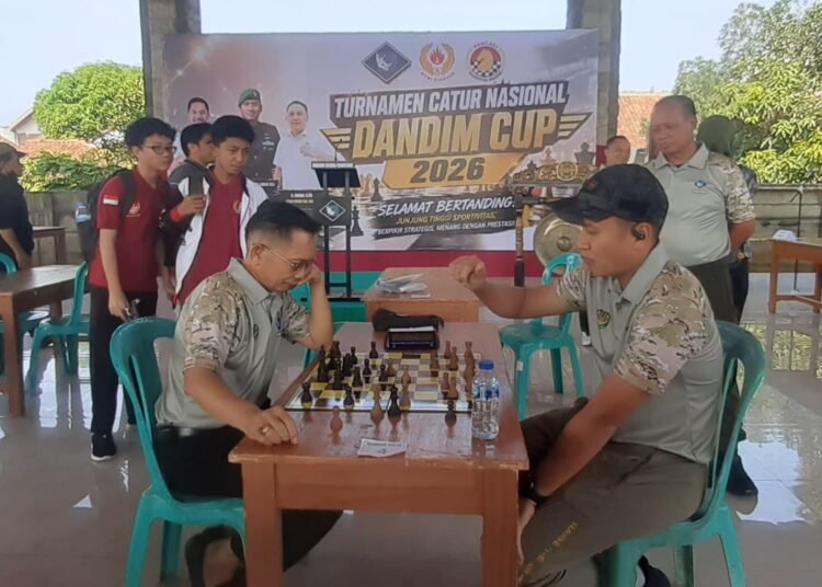 Turnamen Catur Nasional Dandim Cup 2026 Resmi Digelar, Kodim 0608 Cianjur Cari Bibit Atlet Berprestasi