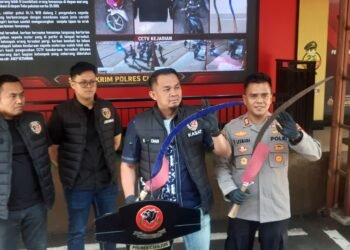 Polres Cianjur Amankan 4 Remaja Terduga Pelaku Begal Motor Viral di Sukaluyu, Satu Jadi Tersangka