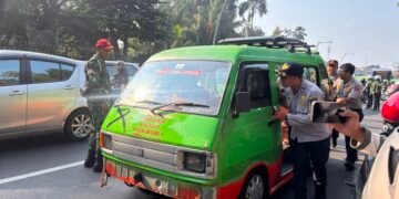 Puluhan Angkot Tua Terjaring Operasi Gabungan di Kota Bogor