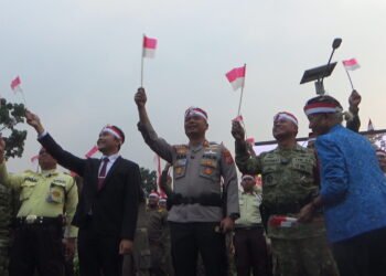 Apel Kebangsaan di Cianjur, Kapolres Ajak Warga Jaga Keutuhan NKRI