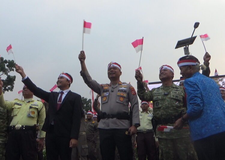 Apel Kebangsaan di Cianjur, Kapolres Ajak Warga Jaga Keutuhan NKRI