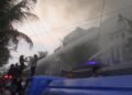 Kebakaran Gereja Nehemia Cianjur, Lantai Dua dan Tiga Terbakar